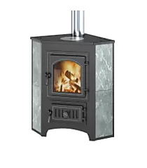 Печь-камин ПК-1 (220) с плитой угловой ТАЛЬКОХЛОРИТ